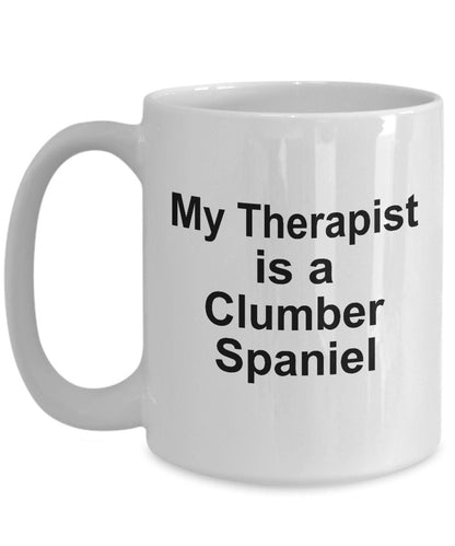 Clumber Spaniel Dog Therapist Mug - Mallard Moon Gift Shop