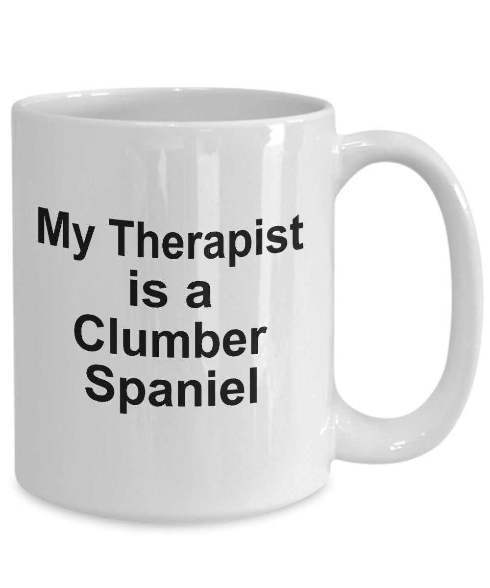 Clumber Spaniel Dog Therapist Mug - Mallard Moon Gift Shop