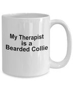 Bearded Collie Dog Therapist Mug