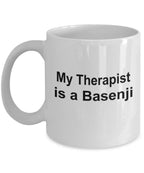 Basenji Dog Therapist Mug