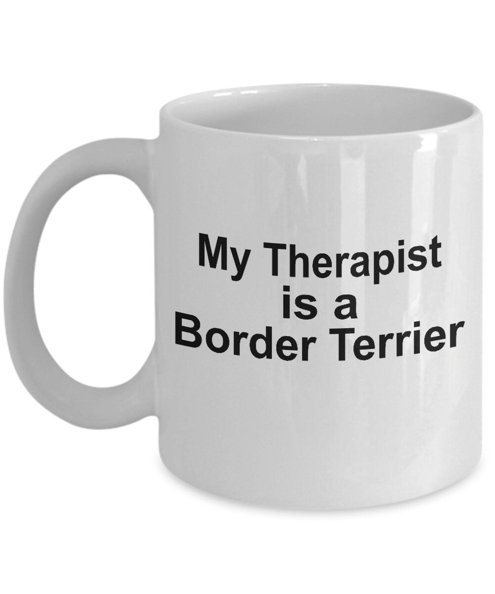 Border Terrier Dog Therapist Mug - Mallard Moon Gift Shop