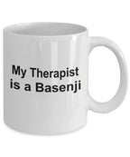 Basenji Dog Therapist Mug