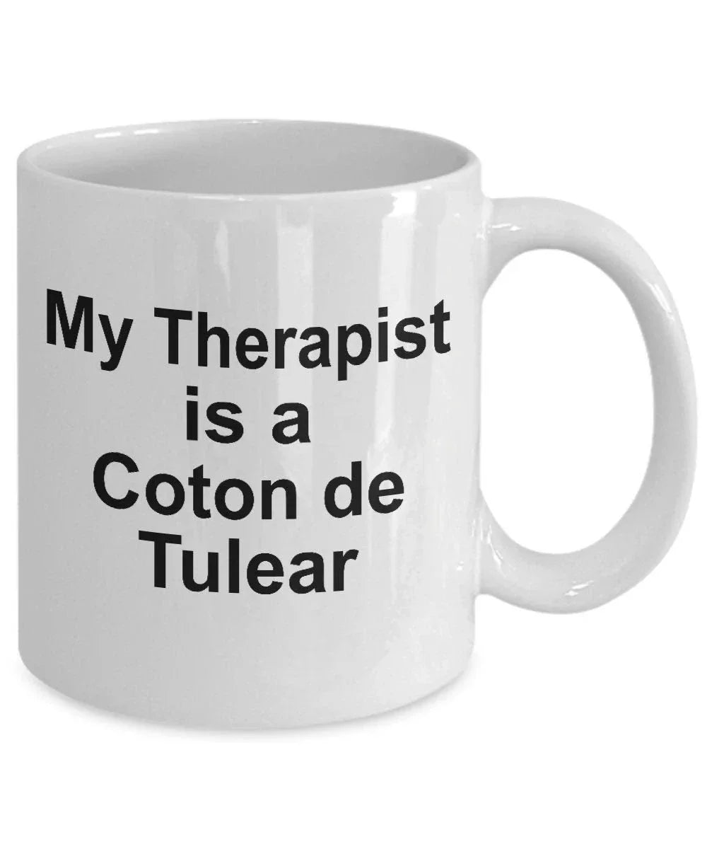 Coton de Tulear Dog Therapist Mug