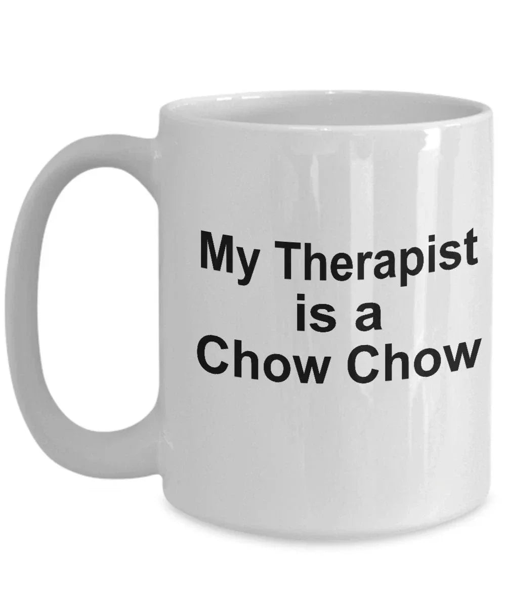 Chow Chow Dog Therapist Mug