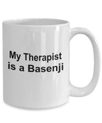 Basenji Dog Therapist Mug