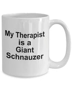 Giant Schnauzer Dog Therapist Mug