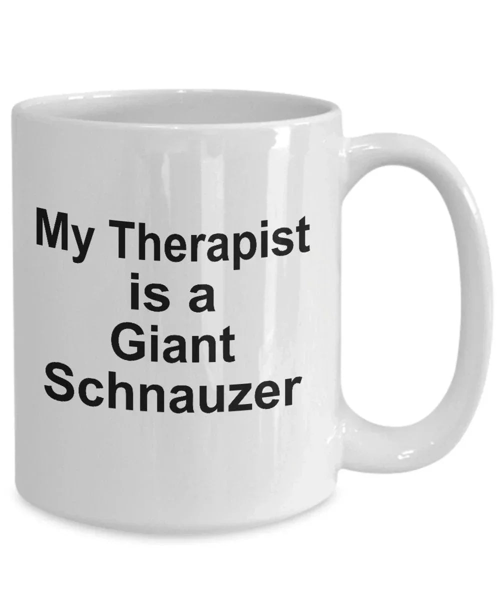 Giant Schnauzer Dog Therapist Mug