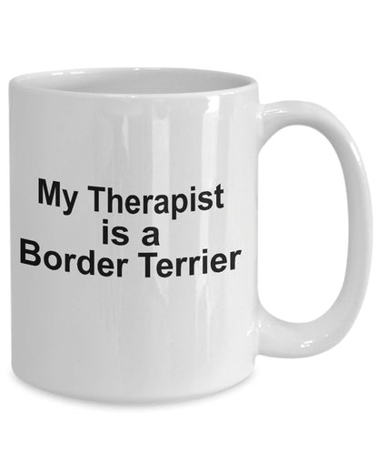 Border Terrier Dog Therapist Mug - Mallard Moon Gift Shop