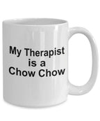 Chow Chow Dog Therapist Mug