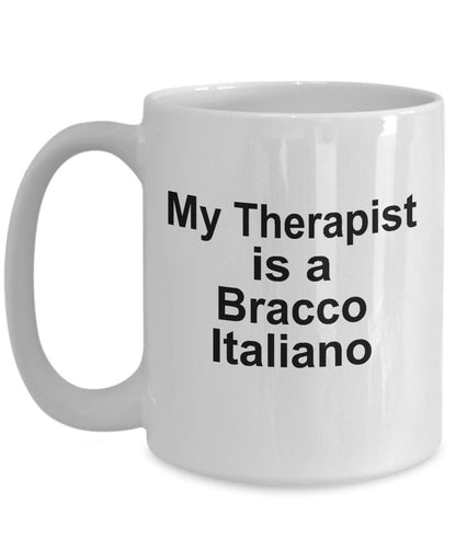 Bracco Italiano Dog Therapist Mug - Mallard Moon Gift Shop