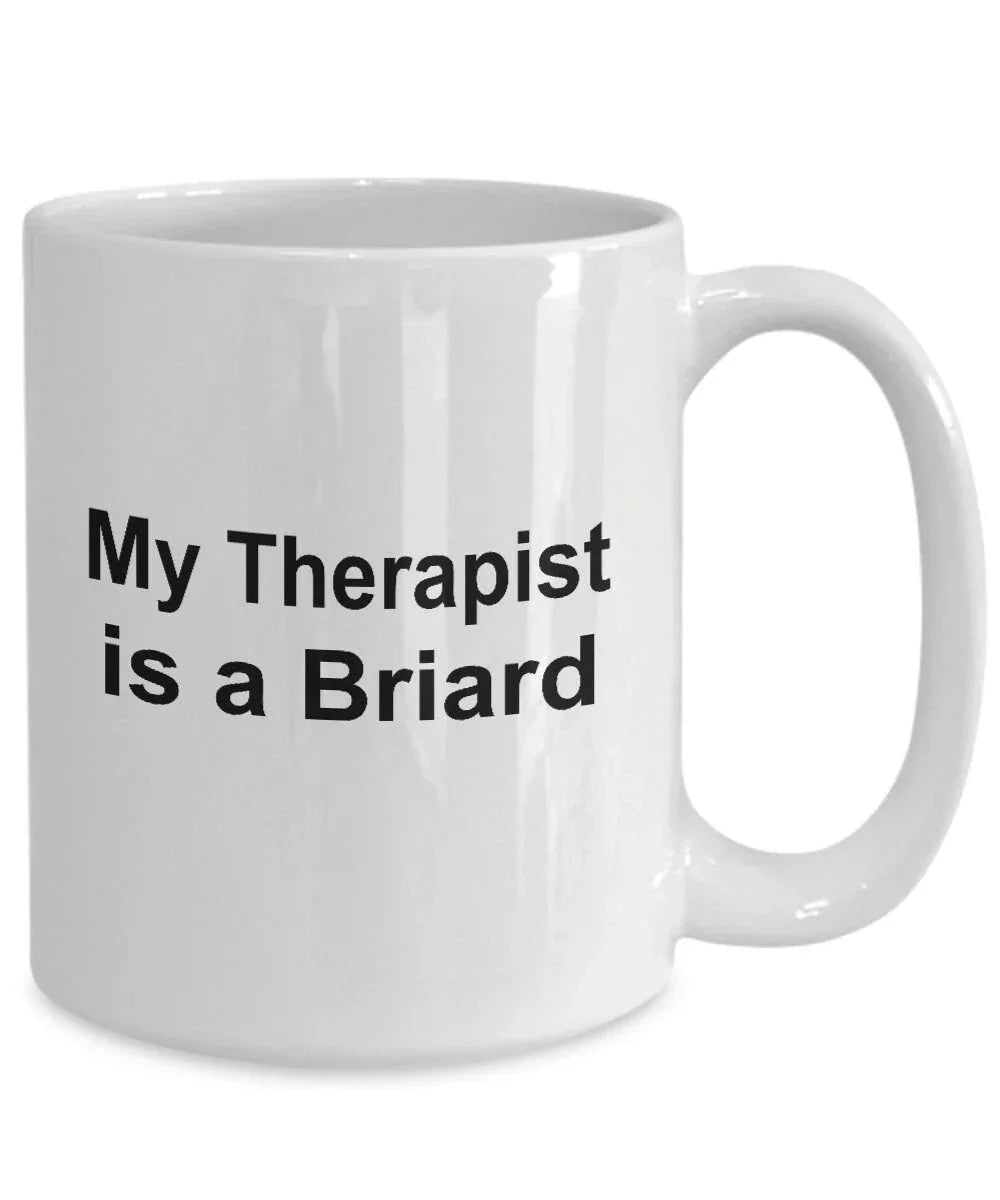 Briard Dog Therapist Mug
