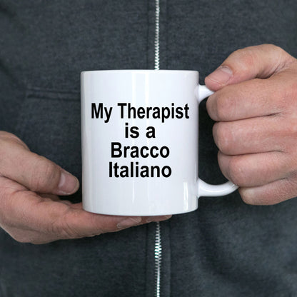 Bracco Italiano Dog Therapist Mug - Mallard Moon Gift Shop
