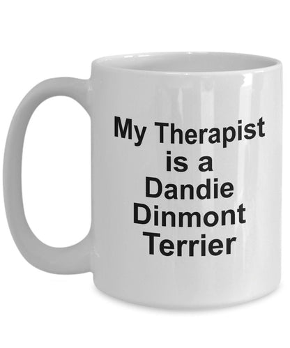 Dandie Dinmont Terrier Dog Therapist Mug - Mallard Moon Gift Shop