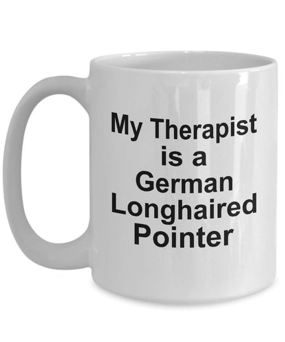 German Longhaired Pointer Dog Therapist Mug - Mallard Moon Gift Shop