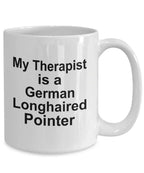German Longhaired Pointer Dog Therapist Mug