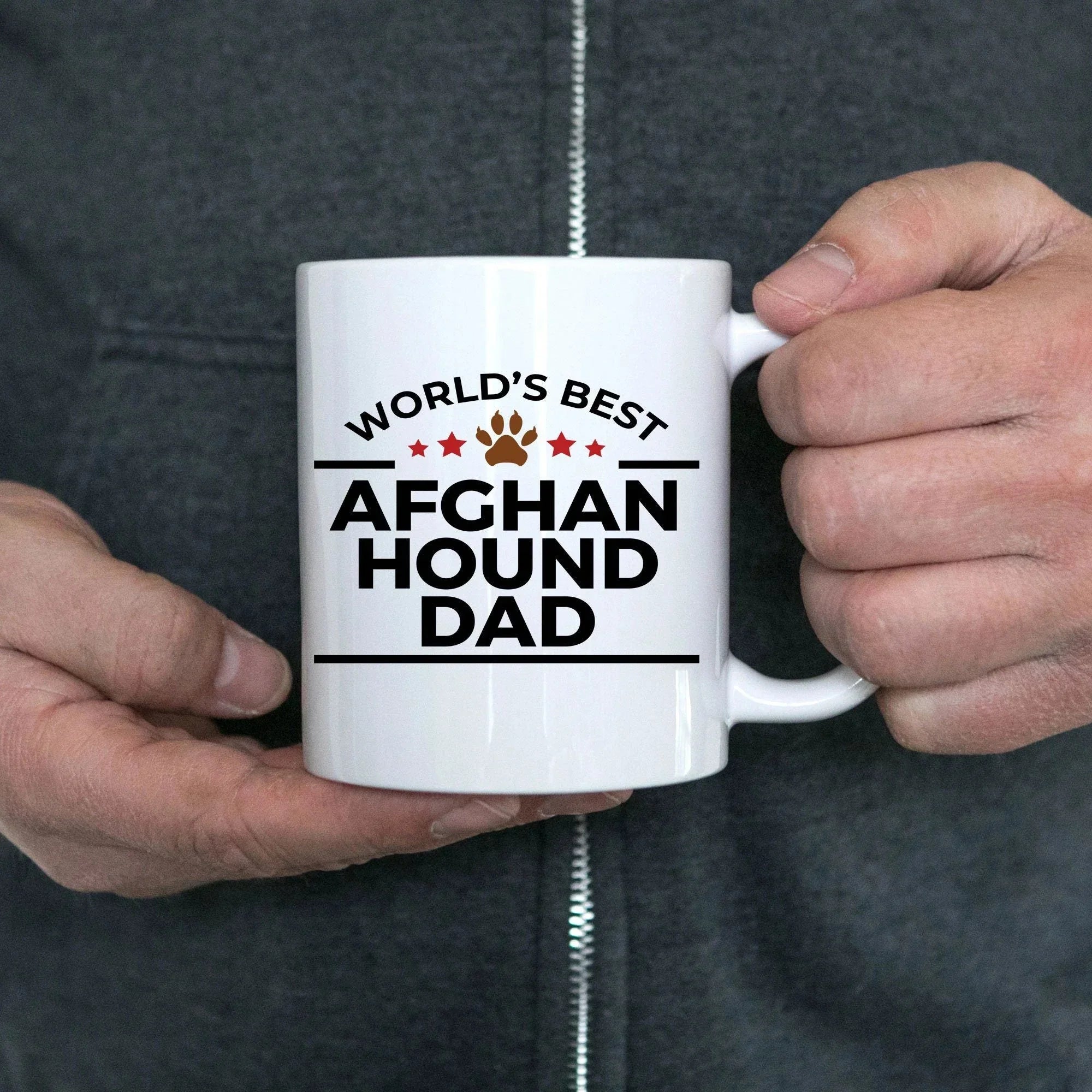 Afghan Hound Dog Dad Mug
