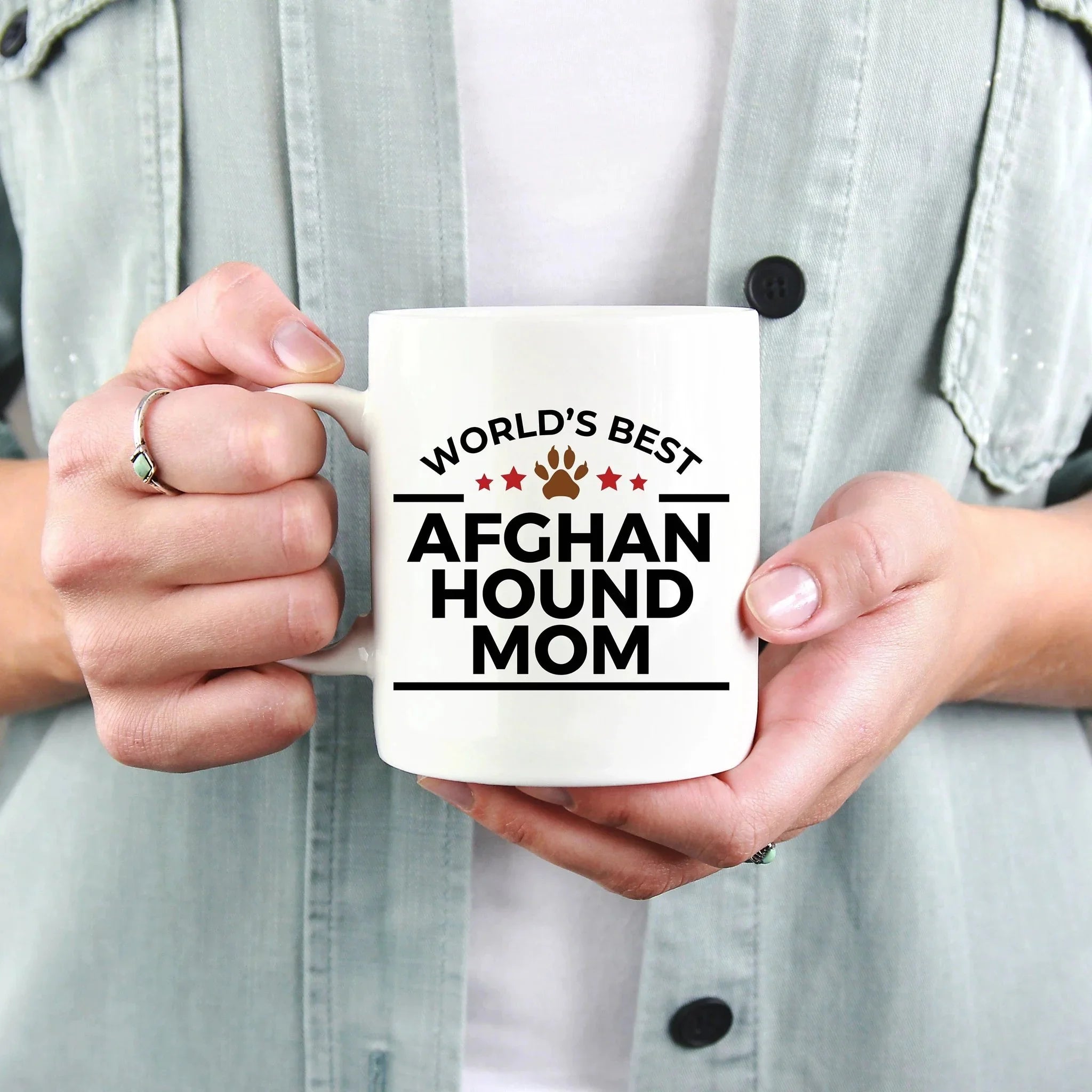 Afghan Hound Dog Mom Mug
