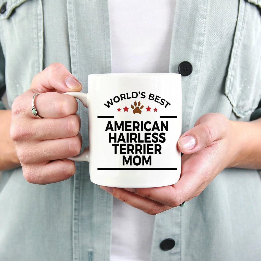 American Hairless Terrier Dog Mom Mug
