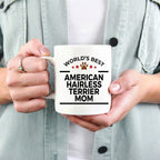 American Hairless Terrier Dog Mom Mug
