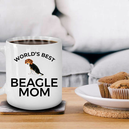 Beagle Puppy Dog Mom Mug - Mallard Moon Gift Shop