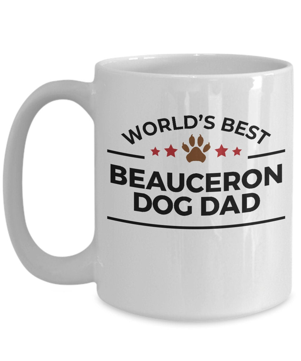 Beauceron Dog Dad Mug - Mallard Moon Gift Shop