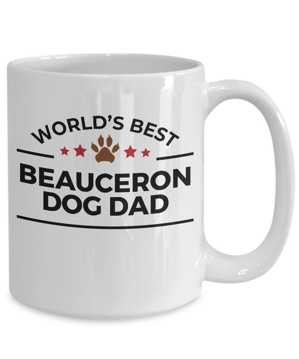 Beauceron Dog Dad Mug - Mallard Moon Gift Shop