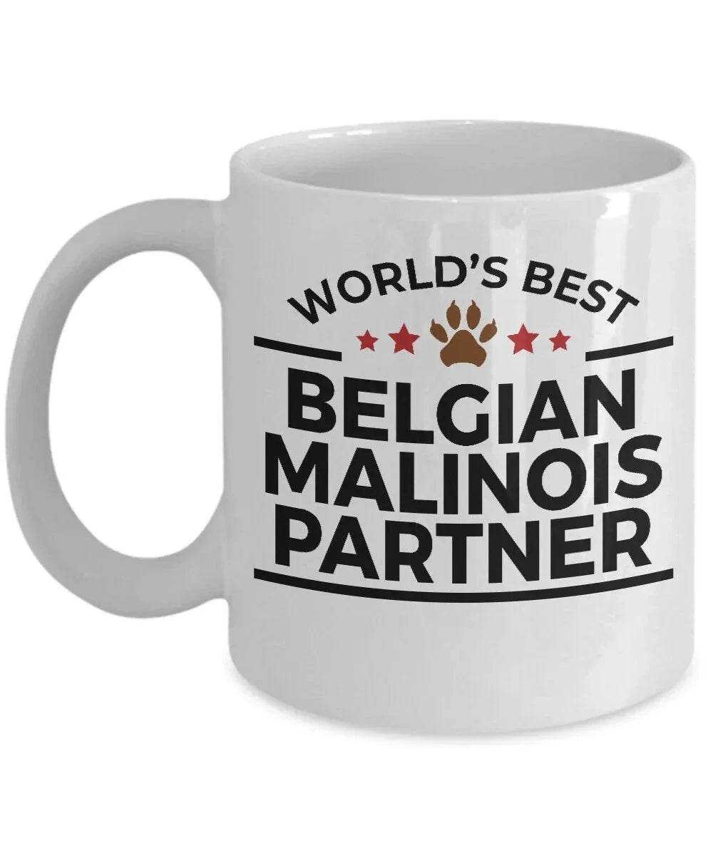 Belgian Malinois Dog Partner Police Canine Officer Coffee Mug