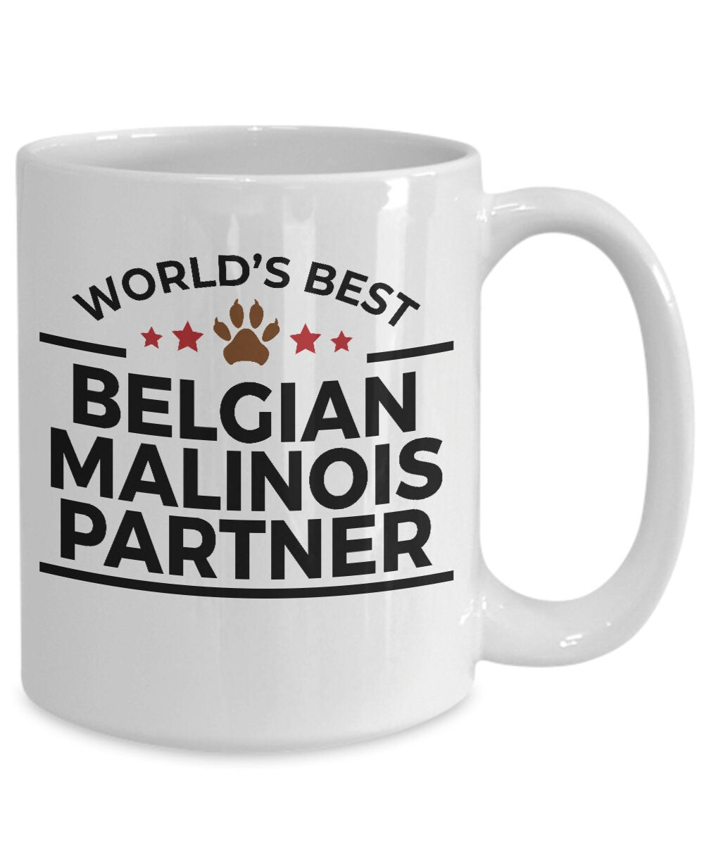 Belgian Malinois Dog Partner Police Canine Officer Coffee Mug - Mallard Moon Gift Shop