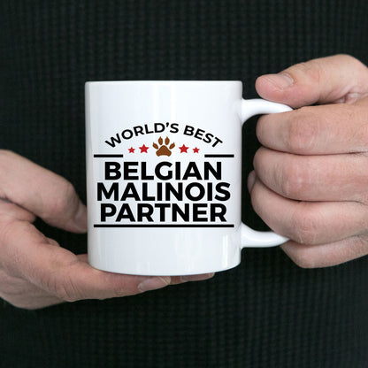 Belgian Malinois Dog Partner Police Canine Officer Coffee Mug - Mallard Moon Gift Shop