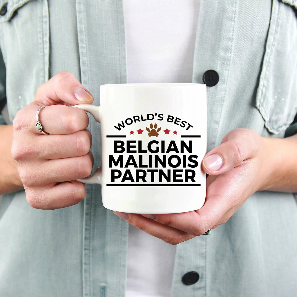 Belgian Malinois Dog Partner Police Canine Officer Coffee Mug