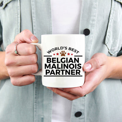 Belgian Malinois Dog Partner Police Canine Officer Coffee Mug - Mallard Moon Gift Shop