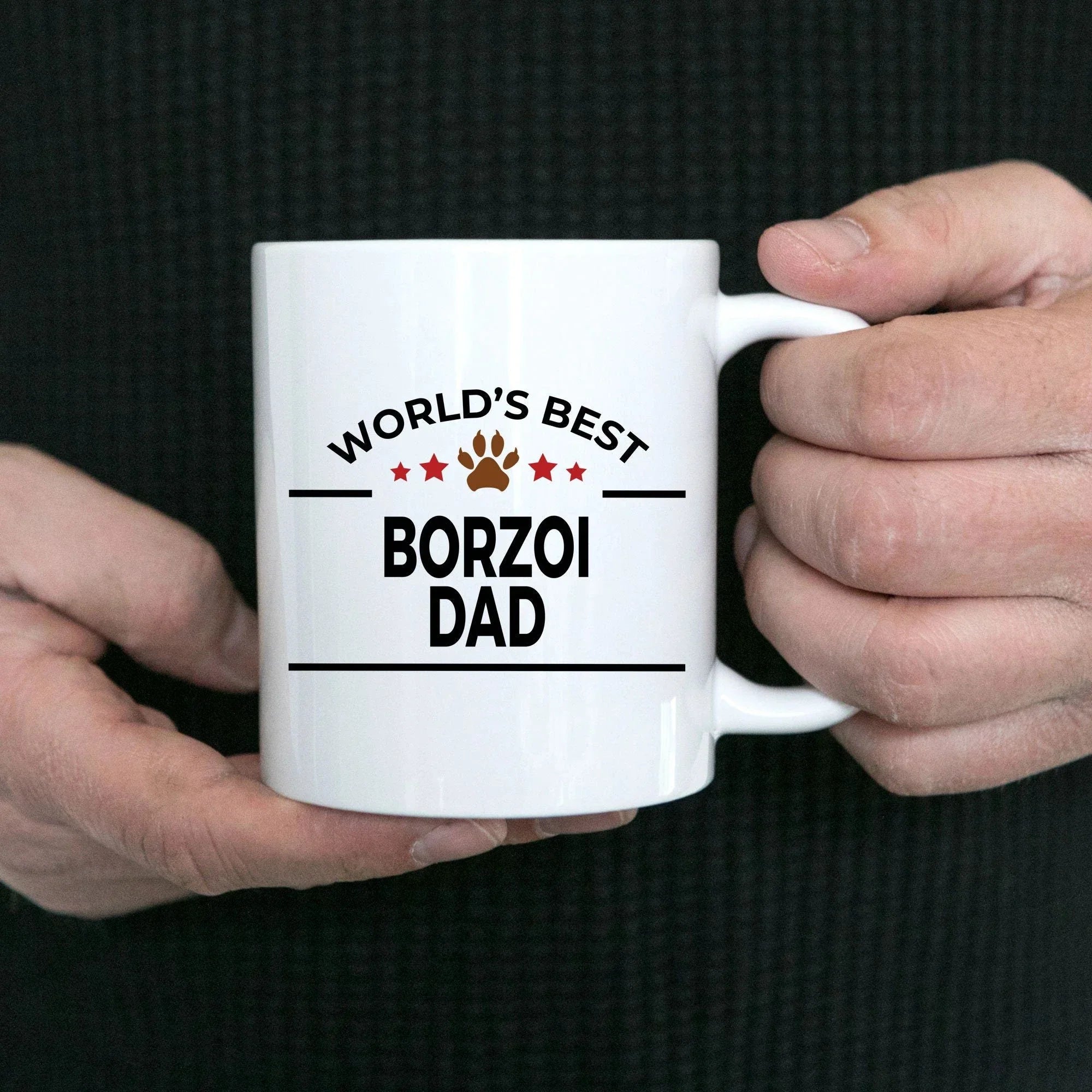 Borzoi Dog Dad Mug