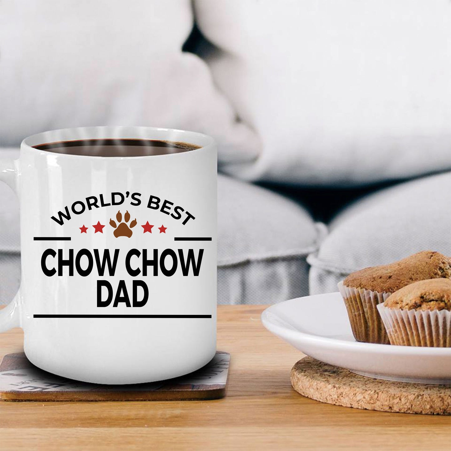 Chow Chow Dog Dad Mug - Mallard Moon Gift Shop