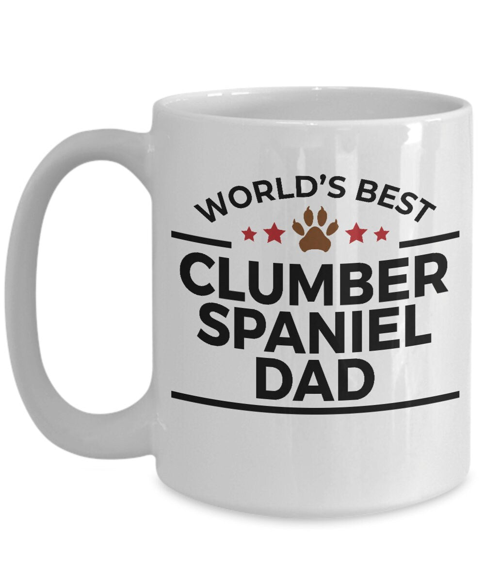 Clumber Spaniel Dog Dad Mug - Mallard Moon Gift Shop