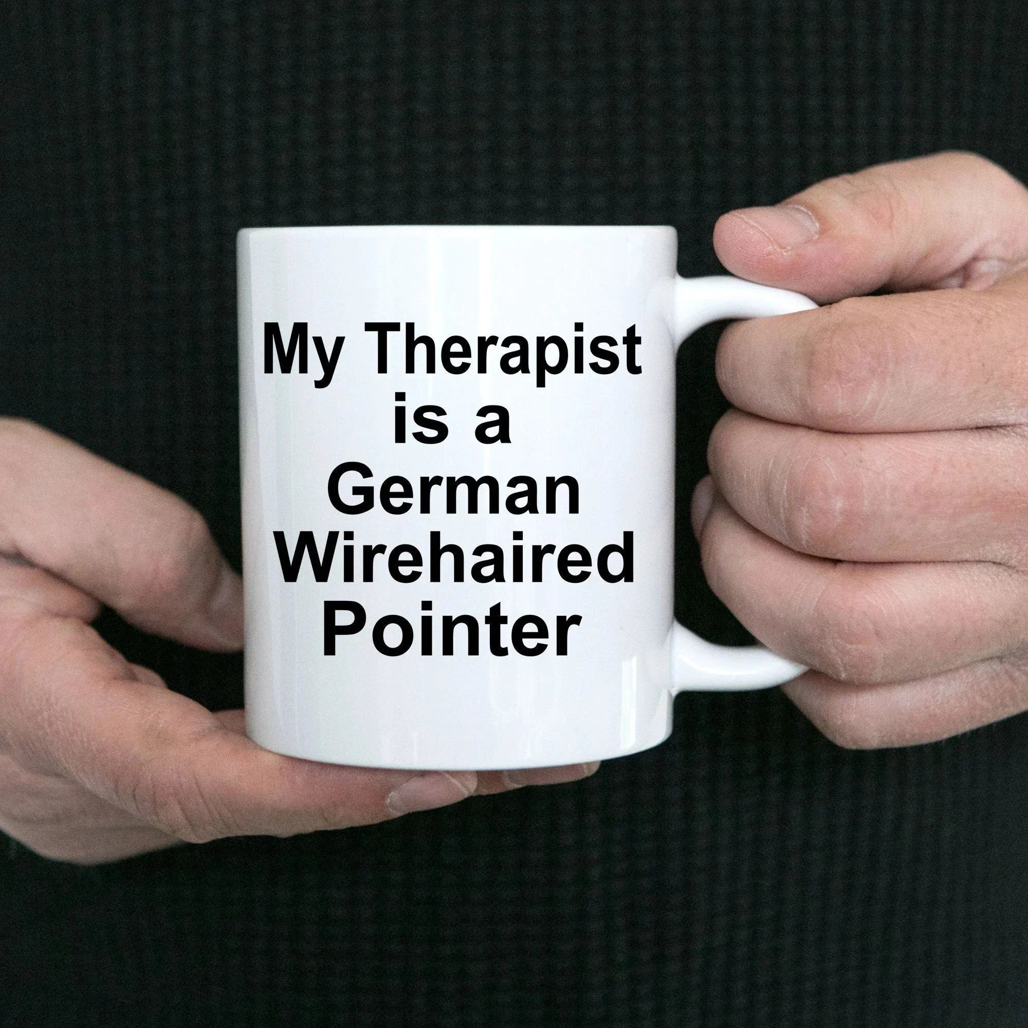German Wirehaired Pointer Dog Therapist Mug
