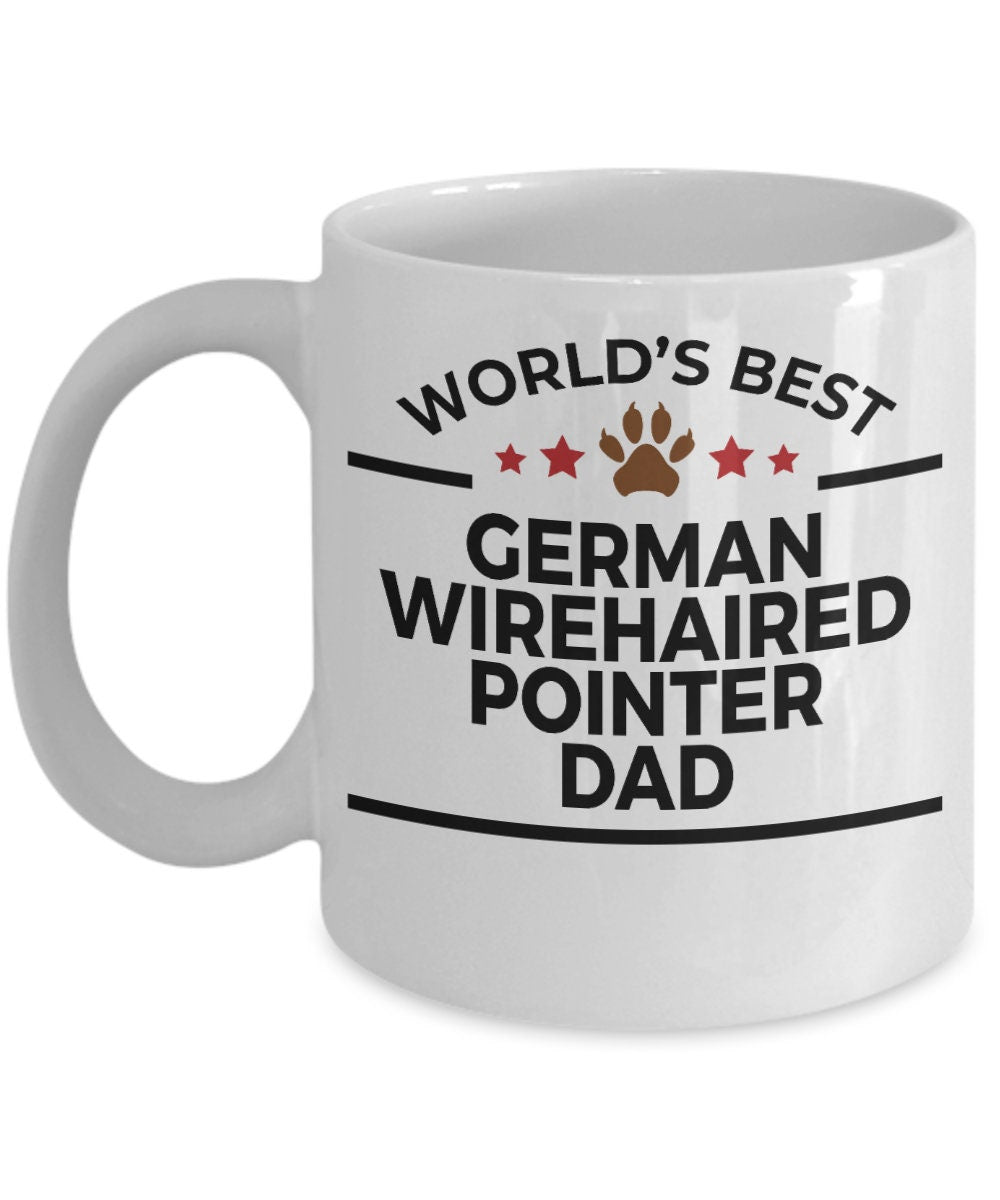 German Wirehaired Pointer Dog Dad Mug - Mallard Moon Gift Shop