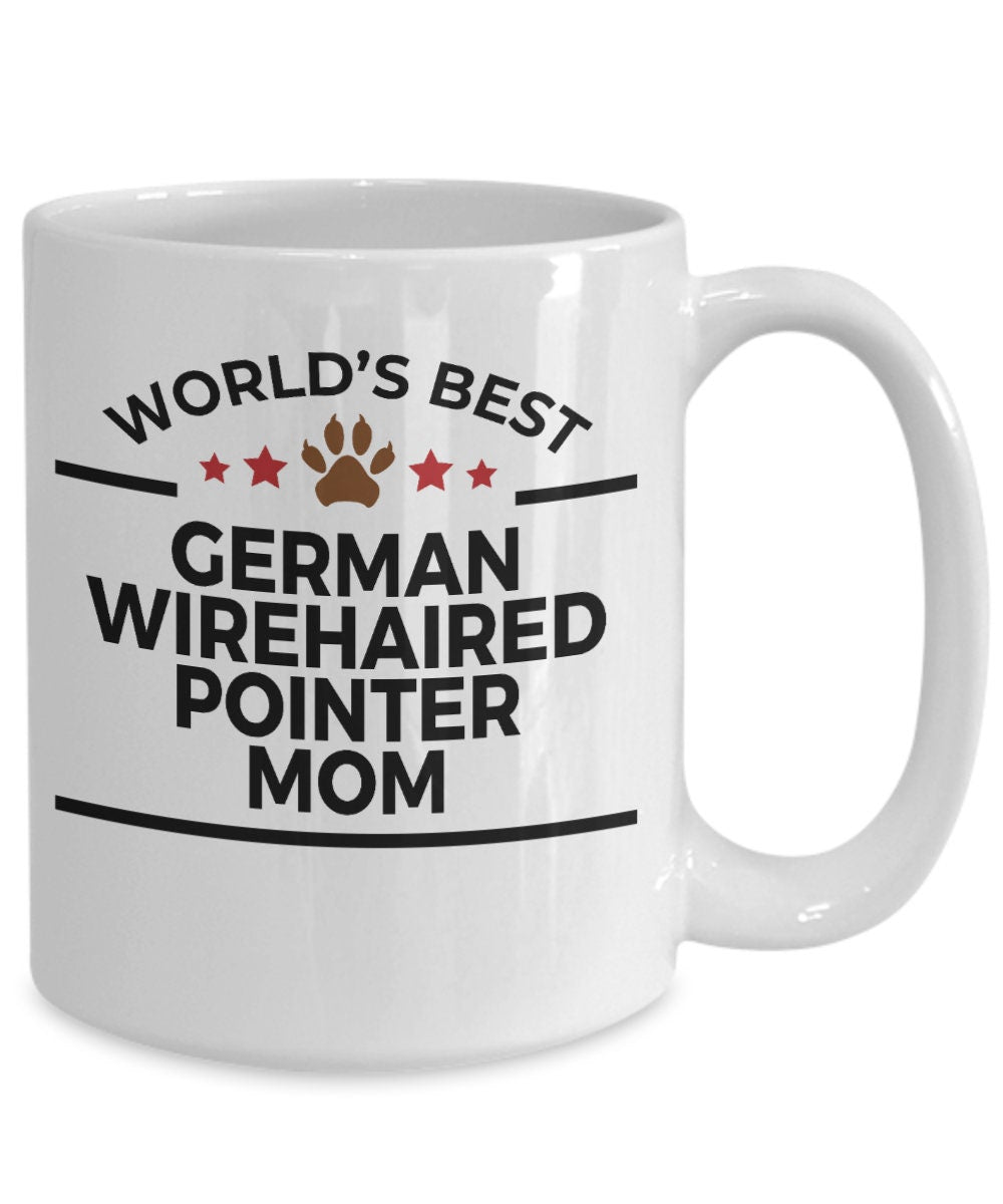 German Wirehaired Pointer Dog Mom Mug - Mallard Moon Gift Shop