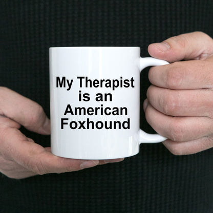American Foxhound Dog Therapist Mug