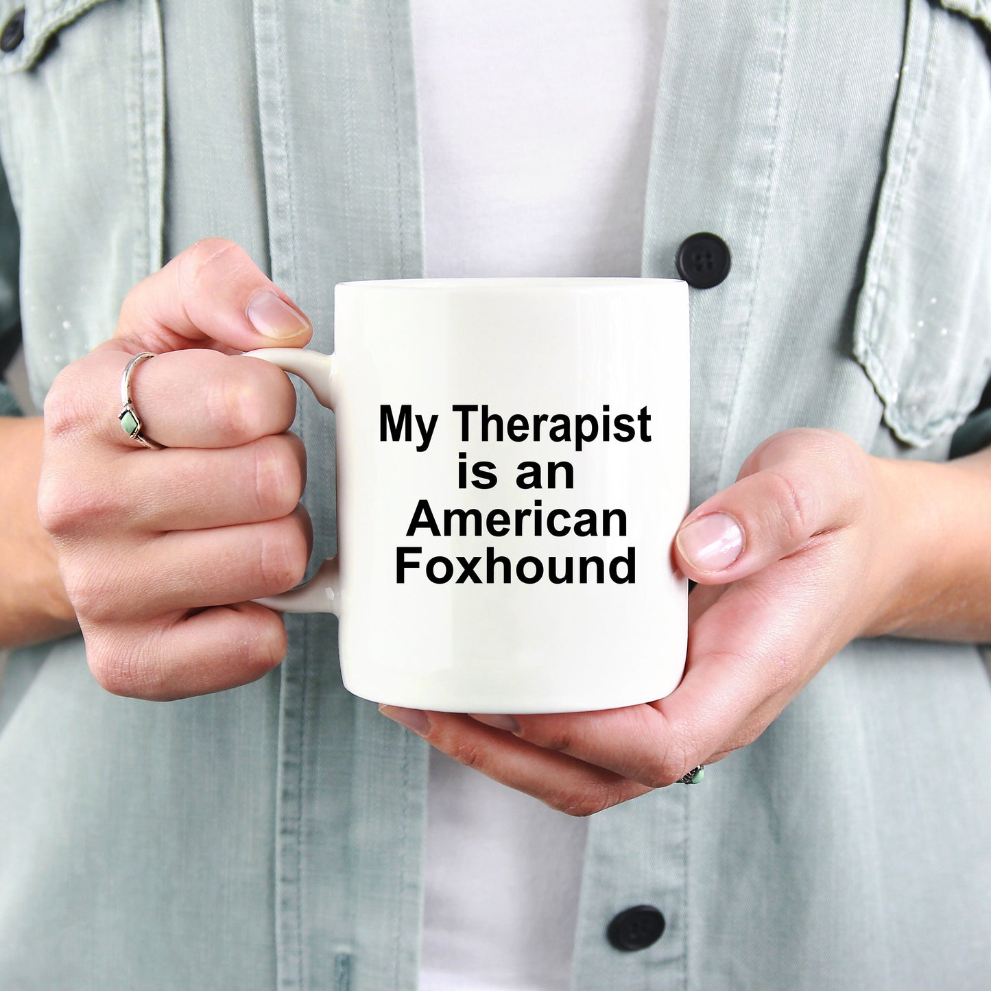 American Foxhound Dog Therapist Mug