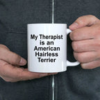 American Hairless Terrier Dog Therapist Mug