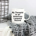 American Leopard Hound Dog Therapist Mug