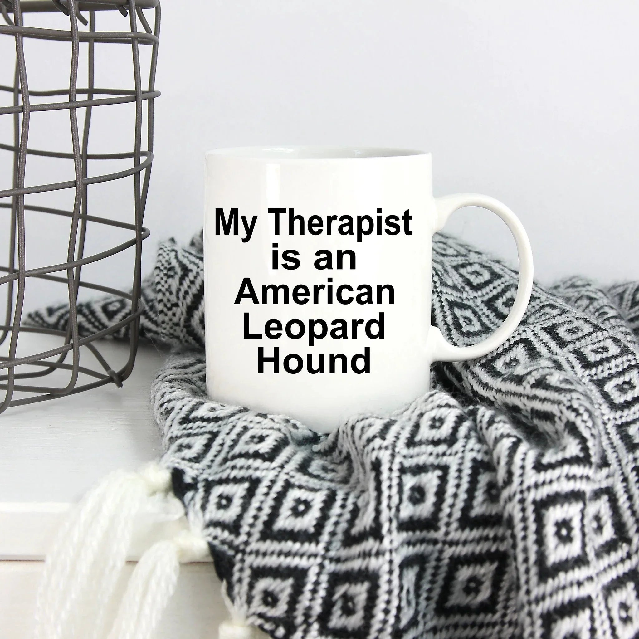 American Leopard Hound Dog Therapist Mug