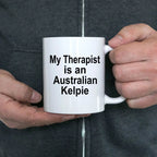 Australian Kelpie Dog Therapist Mug