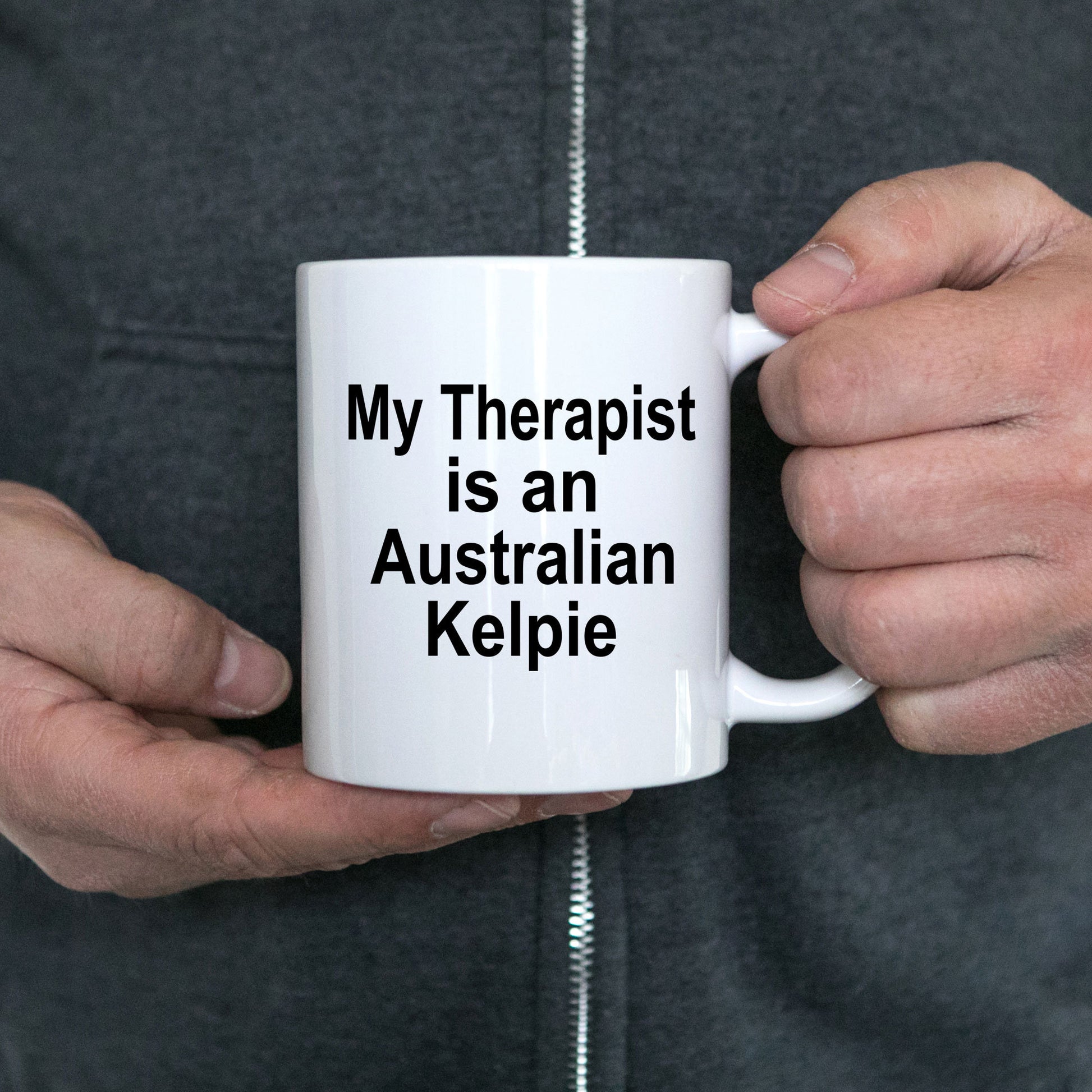 Australian Kelpie Dog Therapist Mug - Mallard Moon Gift Shop