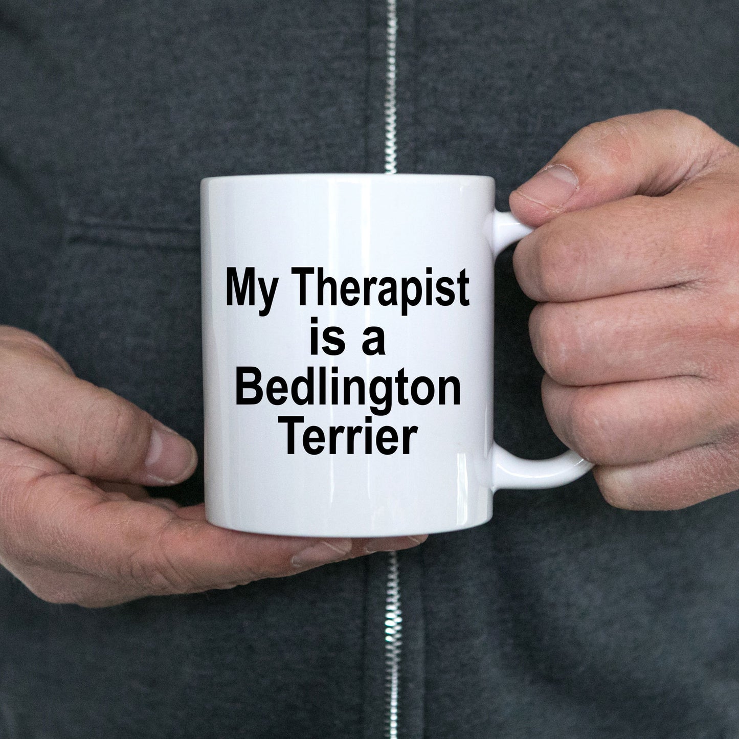 Bedlington Terrier Dog Therapist Mug - Mallard Moon Gift Shop