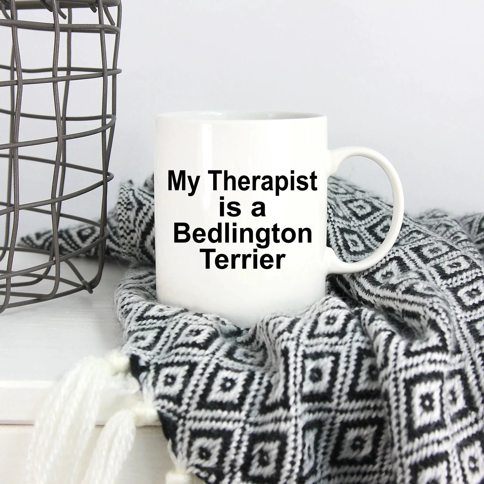 Bedlington Terrier Dog Therapist Mug