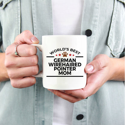 German Wirehaired Pointer Dog Mom Mug - Mallard Moon Gift Shop