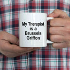 Brussels Griffon Dog Therapist Mug