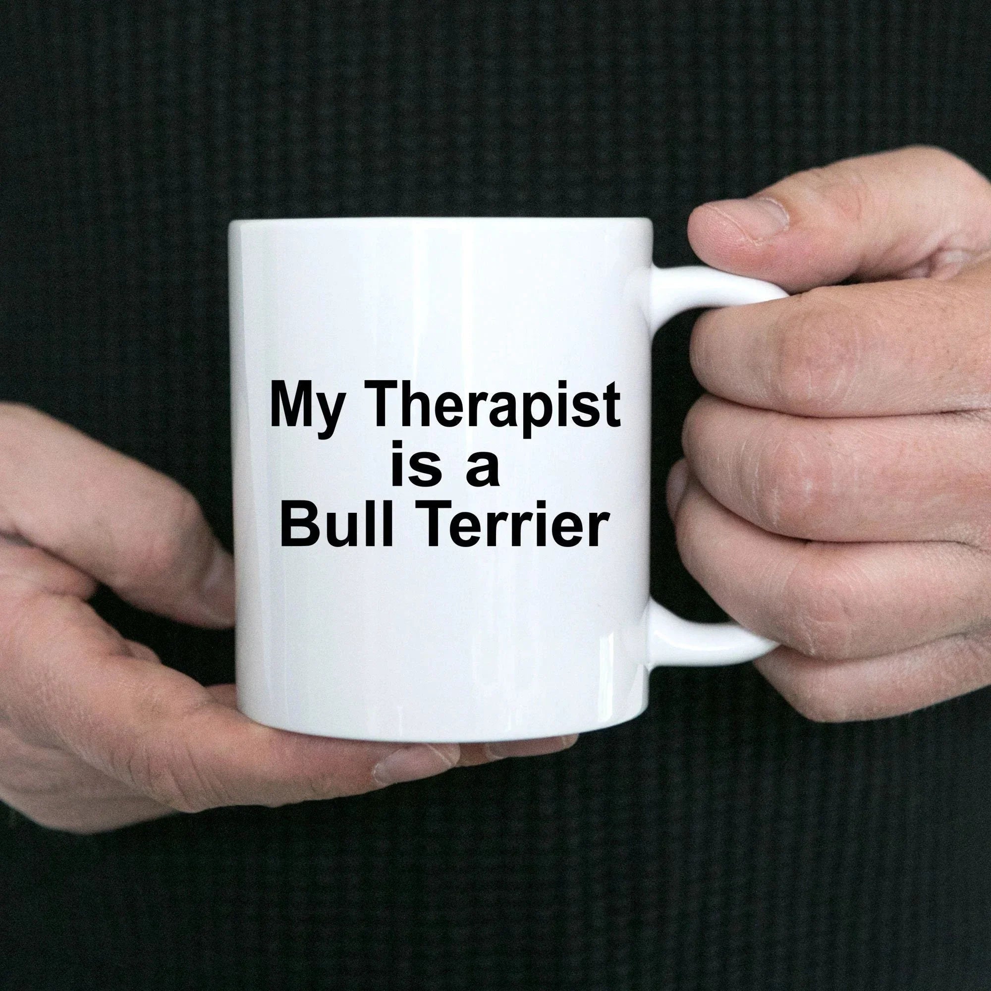 Bull Terrier Therapist Dog Mug