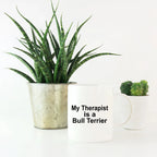 Bull Terrier Therapist Dog Mug
